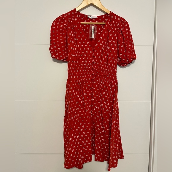 NWT Madewell Sophia Mini Dress in Bandana Flower - Picture 3 of 8
